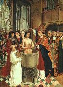 MASTER of Saint Gilles The Baptism of Clovis France oil painting artist